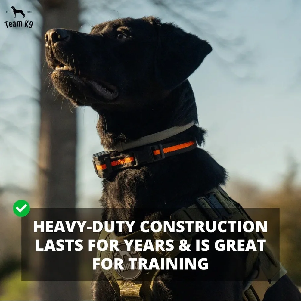 Tactical Dog Harness No Pull K9 Vest Small Orange Reflective Handle Heavy Duty